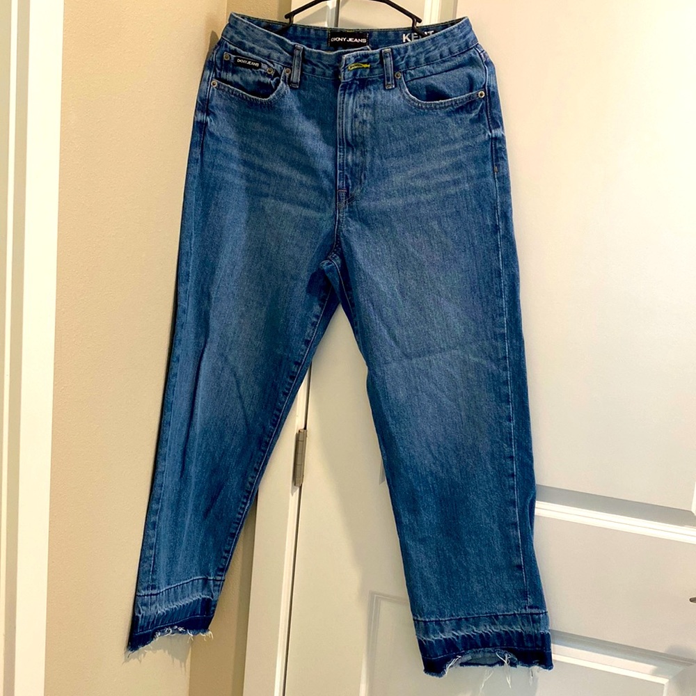 DKNY Jeans Women HIGH Rise Straight Leg